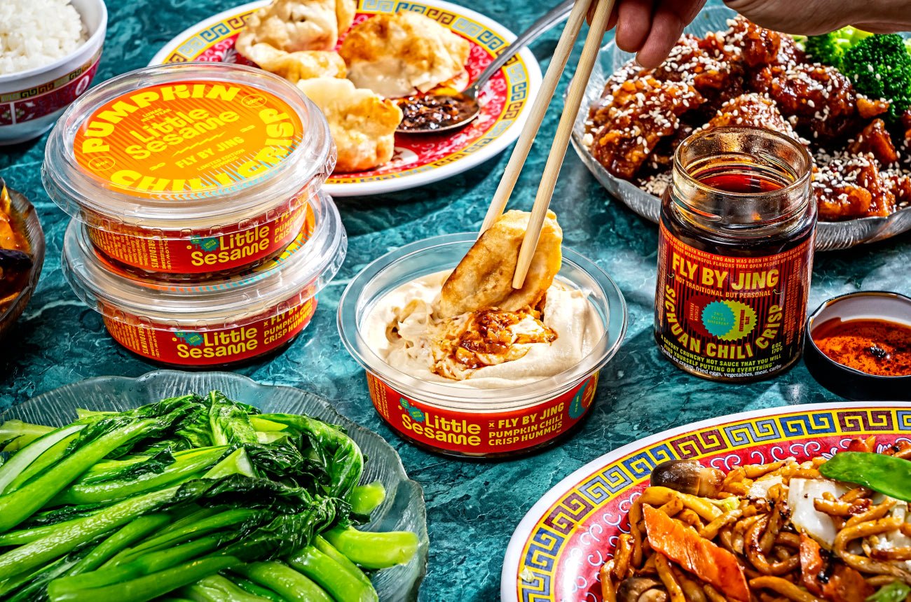 Fly By Jing noodles in bold Sichuan-inspired packaging