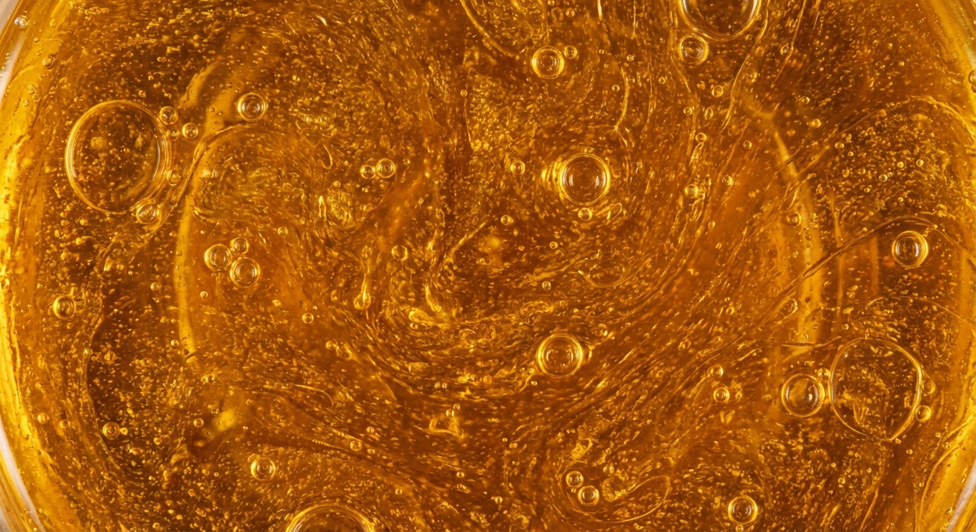 Lab oil close up