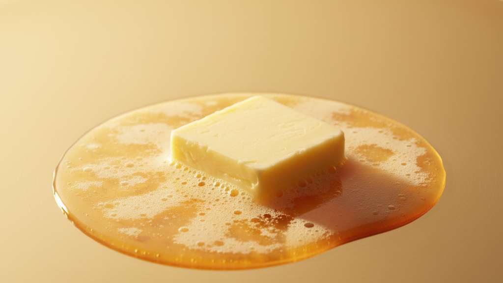 Texture butter melting