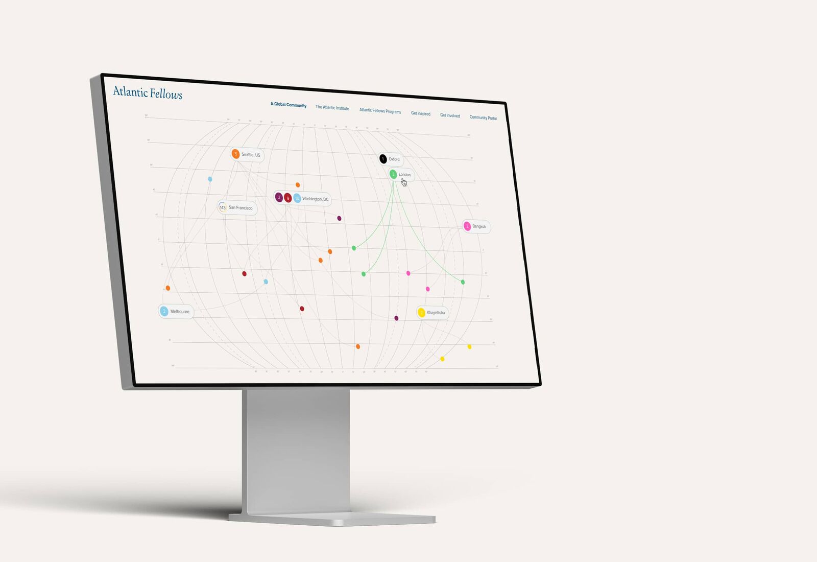 Atlantic Fellows — global map