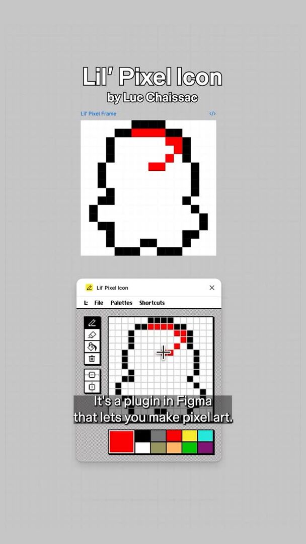 Figma plugin showcase — Lil' Pixel Icon