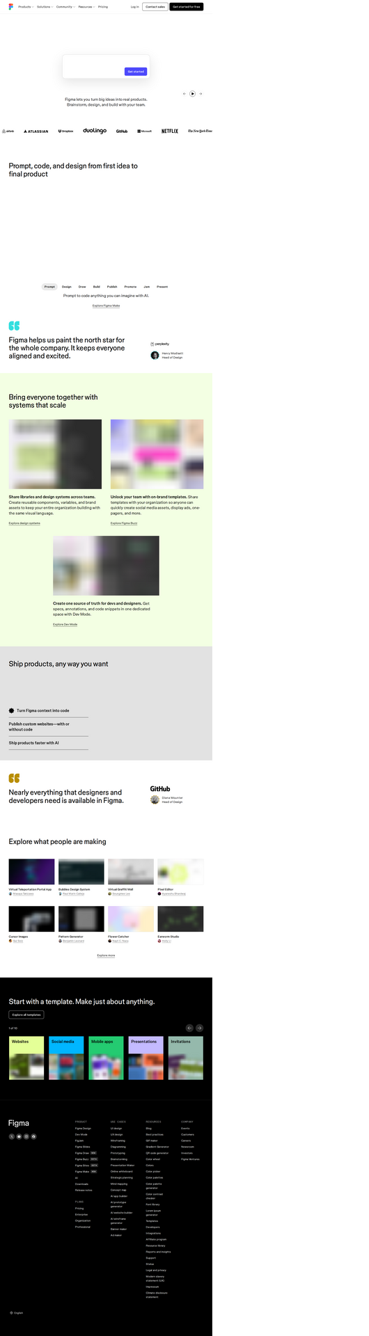Figma.com homepage 2026
