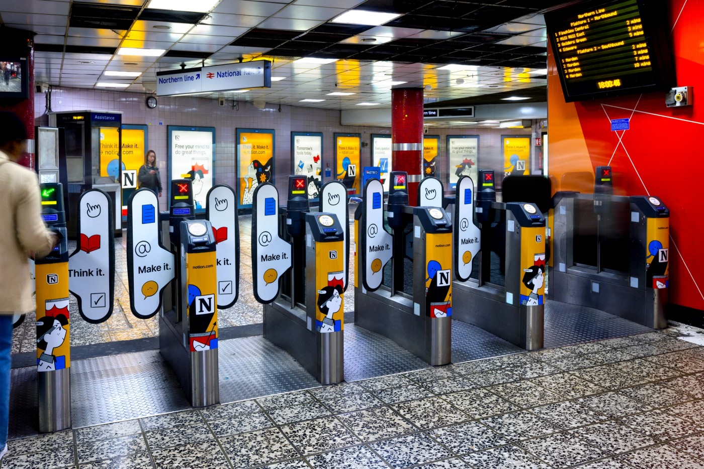 Notion — BUCK 2024 Think it. Make it. London Underground campaign